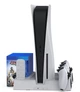 Мультифункциональная Док-Станция DOBE для Playstation 5 с LED зарядкой для 2-х геймпадов PS5 Dualsense и охлаждением консоли (TP5-1511) - изображение 6