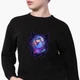 Свитшот для девочек БТС (BTS) (9509-1067) 146-152 см Черный - изображение 2