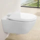 Унітаз настінний безобідковий білий VILLEROY&BOCH SUBWAY 2.0 без сидіння 5614A101 - зображення 2