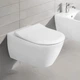 Унитаз настенный под инсталляцию безободковый белый VILLEROY&BOCH SUBWAY 2.0 без сиденья 5614R001 - изображение 3
