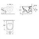 Підвісний унітаз Villeroy & Boch ARCHITECTURA 37*53см, DirectFlush, з сидінням з функцією Slow closing 5684HR01 - изображение 2