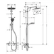 Hansgrohe Crometta S 240 1jet Showerpipe Душова система з термостатом, хром - 27267000 - изображение 2