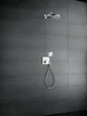 Внешняя часть смесителя без скрытой части HANSGROHE ShowerSelect хром латунь 188x155мм 15765000 - изображение 4