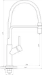 Смеситель-кран кухонный GLOBUS LUX Denver Flex GDF-32-00-01 - изображение 4