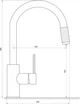 Смеситель кухонный с подключением к фильтру TOPAZ Corsica TC-8801-H39 - изображение 5