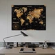 Картина на полотні Подорожі Golden Map of the World 50х65 див. - зображення 2