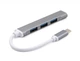 Розгалужувач TypeC на USB 3.0, USB-хаб на 4 порти, металевий (TypeC-HUB-2034T) - зображення 5