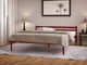 Двуспальная кровать Метакам Comfort-1 металлическая 200x180 Красный лак - изображение 2