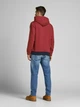 Толстовка Jack & Jones JJEURBAN BLOCKING SWEAT HOOD NOOS S Красный 12190441-Red Dahlia - изображение 2