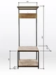 Вешалка в прихожую в стиле Loft HomeDeco 180х80х30 - изображение 1
