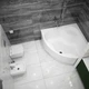 Ванна акрилова Lavinia Boho Aveo 140x140 см без ніжок 37040140 - зображення 3