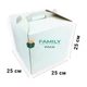 Коробка для торта 25х25х25 см 3шт біла Dmytropack - зображення 2