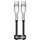 Дата кабель Baseus Cafule Metal Type-C to Type-C 100W (1m) (CATJK-C) Черный - изображение 1