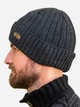 Шапка мужская ШЗФР-03-01 Classic с флисовой подкладкой One Size Gray (ROZ6400128853) - изображение 2