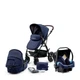 Універсальна коляска 3 в 1 Kinderkraft Moov Navy (KKWMOOVNAV00NC) - зображення 1