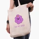 Эко сумка шоппер Время приключений Принцесса пупырка (Adventure Time Lumpy Space Princess) (9227-1575) 41x35x8.5 см Бежевый - изображение 3