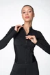 Спортивная женская кофта рашгард Designed for Fitness Vogue Black XS/S - изображение 1