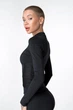 Спортивная женская кофта рашгард Designed for Fitness Vogue Black XS/S - изображение 2