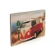 Деревянный постер Wood Posters "Volkswagen. Красный Фольксваген Т1 на дороге" (A4 формат, фанера) (pvm0064) - изображение 2