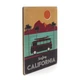 Деревянный постер Wood Posters "Surfing California" (A4 формат, фанера) (pvt0083) - изображение 2