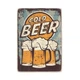 Дерев'яний постер Wood Posters "Cold beer. Blue background" (A1 формат, фанера) (pva1091) - зображення 1
