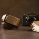 Ремень из натуральной кожи с автоматической пряжкой латунь Vintage 20309 Коричневый - изображение 6