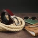 Ремень мужской из натуральной кожи Vintage leather-20307 115 см Коричневый - изображение 8
