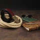 Ремень мужской из натуральной кожи Vintage leather-20273 115 см Коричневый - изображение 8