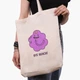 Эко сумка шоппер Время приключений Принцесса пупырка (Adventure Time Lumpy Space Princess) (9227-1578) 41x35x8.5 см Бежевый - изображение 3