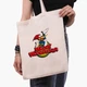 Еко сумка шопер Вуді Вудпекер (Woody Woodpecker) (9227-2870) 41x35 см Бежевий - зображення 3