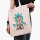 Еко сумка шопер Морті Сміт Рік та Морті (Morty Smith Rick and Morty) (9227-2930) 41x35 см Бежевий - зображення 3