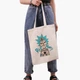 Еко сумка шопер Морті Сміт Рік та Морті (Morty Smith Rick and Morty) (9227-2930) 41x35 см Бежевий - зображення 4