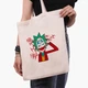Еко сумка шопер Рік Санчез Рік та Морті (Rick Sanchez Rick and Morty) (9227-2932) 41x35 см Бежевий - зображення 3