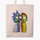 Еко сумка шопер Рік Санчез Рік та Морті (Rick Sanchez Rick and Morty) (9227-2940) 41x35 см Бежевий - зображення 1
