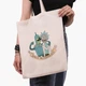 Еко сумка шопер Рік Санчез Рік та Морті (Rick Sanchez Rick and Morty) (9227-2943) 41x35 см Бежевий - зображення 3