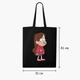 Эко сумка шоппер на молнии Гравити Фолз Мейбл Пайнс (Gravity Falls Mabel Pines) (9227-2625) 41x35 см Черный - изображение 7