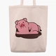 Эко сумка шоппер Гравити Фолз Пухля (Gravity Falls Waddles) (9227-2626) 41x35x8.5 см Бежевый - изображение 1
