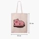 Еко сумка шопер Гравіті Фолз Пухля (Gravity Falls Waddles) (9227-2626) 41x35 см Бежевий - зображення 5