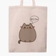 Эко сумка шоппер Pusheen Cat (9227-2853) 41x35 см Бежевый - изображение 1