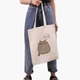 Эко сумка шоппер Pusheen Cat (9227-2853) 41x35 см Бежевый - изображение 4