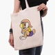 Еко сумка шопер Луні Тюнз Лола Банні (Looney Tunes Lola Bunny) (9227-2885) 41x35 см Бежевий - зображення 3