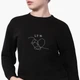 Свитшот для девочек БТС (BTS) (9509-1080) 158-164 см Черный - изображение 2