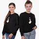 Свитшот для девочек БТС (BTS) (9509-1063) 122-128 см Черный - изображение 4