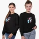 Свитшот для девочек ТикТок (TikTok Girl) (9509-1647) 122-128 см Черный - изображение 4