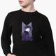 Свитшот для девочек БТС (BTS) (9509-1065) 146-152 см Черный - изображение 2