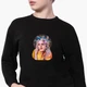 Свитшот для девочек Билли Айлиш (Billie Eilish) (9509-1605) 158-164 см Черный - изображение 2