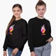 Свитшот для девочек Лайк Единорог (Likee Unicorn) (9509-1597) 134-140 см Черный - изображение 4