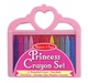 Набор полимерных мелков Принцесса 12 шт Princess Crayon Set Melissa & Doug - изображение 1