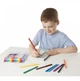 Набор фломастеров 12 шт Non-Roll Markers Melissa & Doug - изображение 3