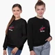 Свитшот для девочек ТикТок (TikTok) (9509-1943) 134-140 см Черный - изображение 4